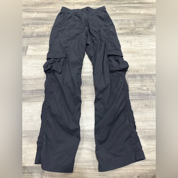 lululemon athletica Pants - Lululemon Dance Studio Black Striped Cargo Pants